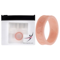 ROQ Silicone Wedding Flower Ring - Rose Gold