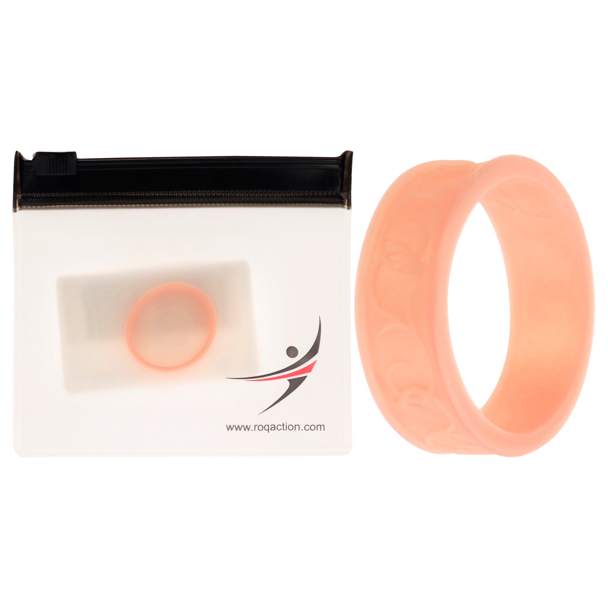 ROQ Silicone Wedding Flower Ring - Rose Gold