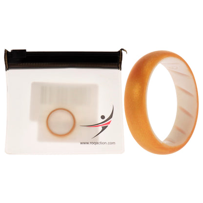 ROQ Silicone Wedding BR Solid Ring - White-Gold
