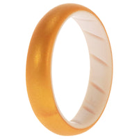 ROQ Silicone Wedding BR Solid Ring - White-Gold