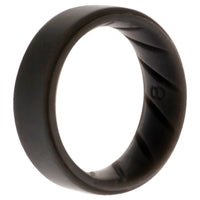 Silicone Wedding BR 8mm Edge Ring - Basic-Grey