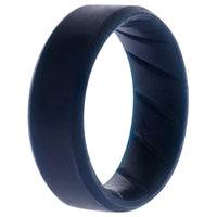 ROQ Silicone Wedding BR 8mm Edge Ring - Basic-Blue