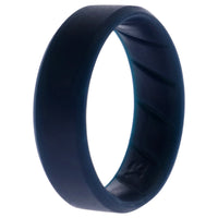 ROQ Silicone Wedding BR 8mm Edge Ring - Basic-Blue