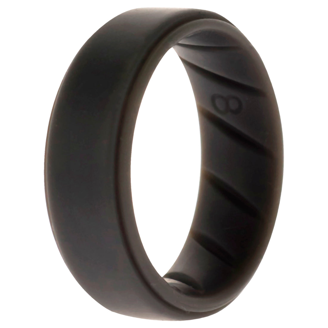 ROQ Silicone Wedding BR Step Ring Set - Basic-Grey