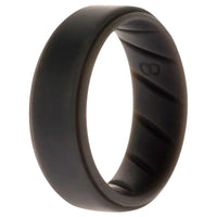 ROQ Silicone Wedding BR Step Ring Set - Basic-Grey