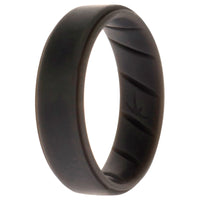 ROQ Silicone Wedding BR Step Ring Set - Basic-Grey