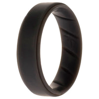 ROQ Silicone Wedding BR Step Ring Set - Basic-Grey