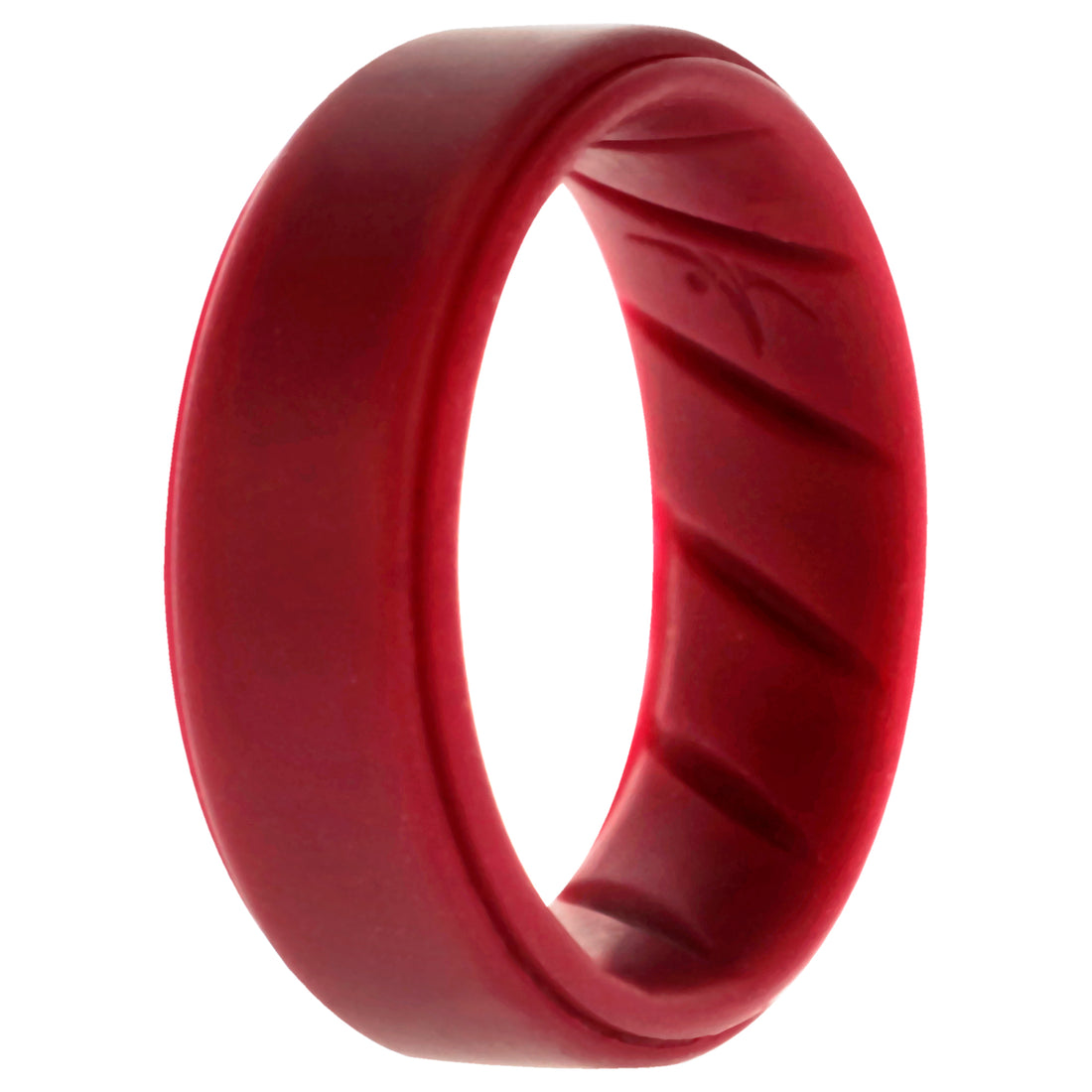 ROQ Silicone Wedding BR Step Ring Set - Basic-Bordo