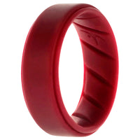 ROQ Silicone Wedding BR Step Ring Set - Basic-Bordo