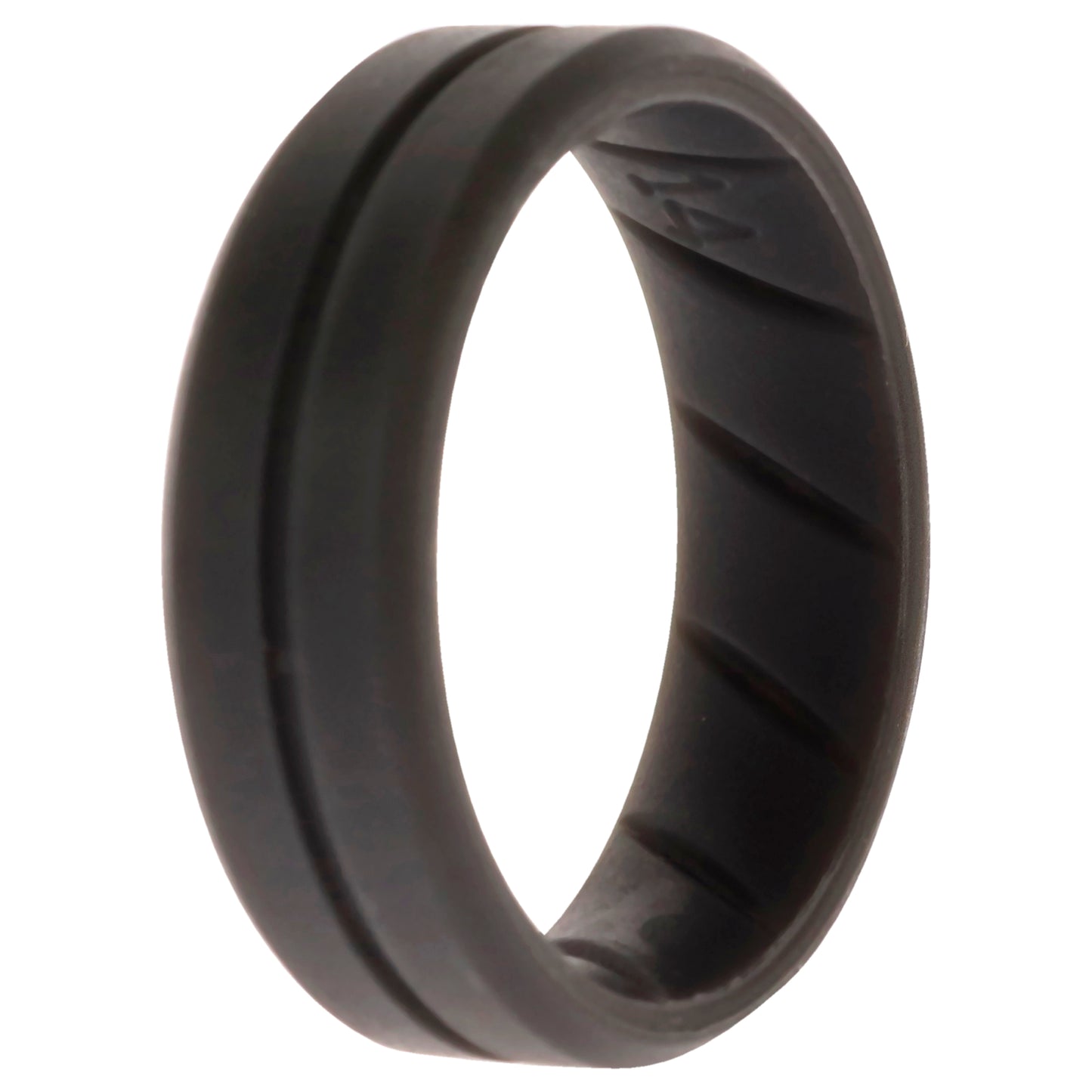ROQ Silicone Wedding BR Middle Line Ring - Basic-Grey