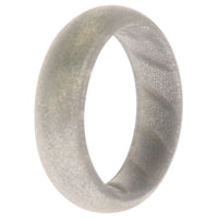 ROQ Silicone Wedding BR Solid Ring - Basic-Silver