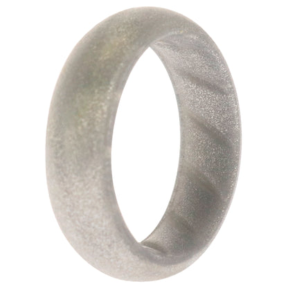 ROQ Silicone Wedding BR Solid Ring - Basic-Silver