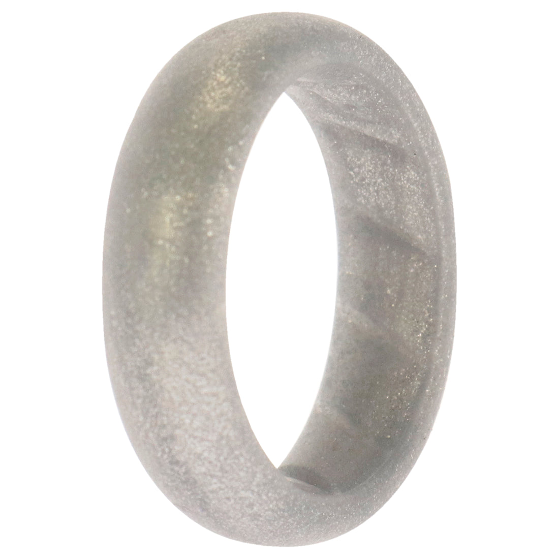 ROQ Silicone Wedding BR Solid Ring - Basic-Silver