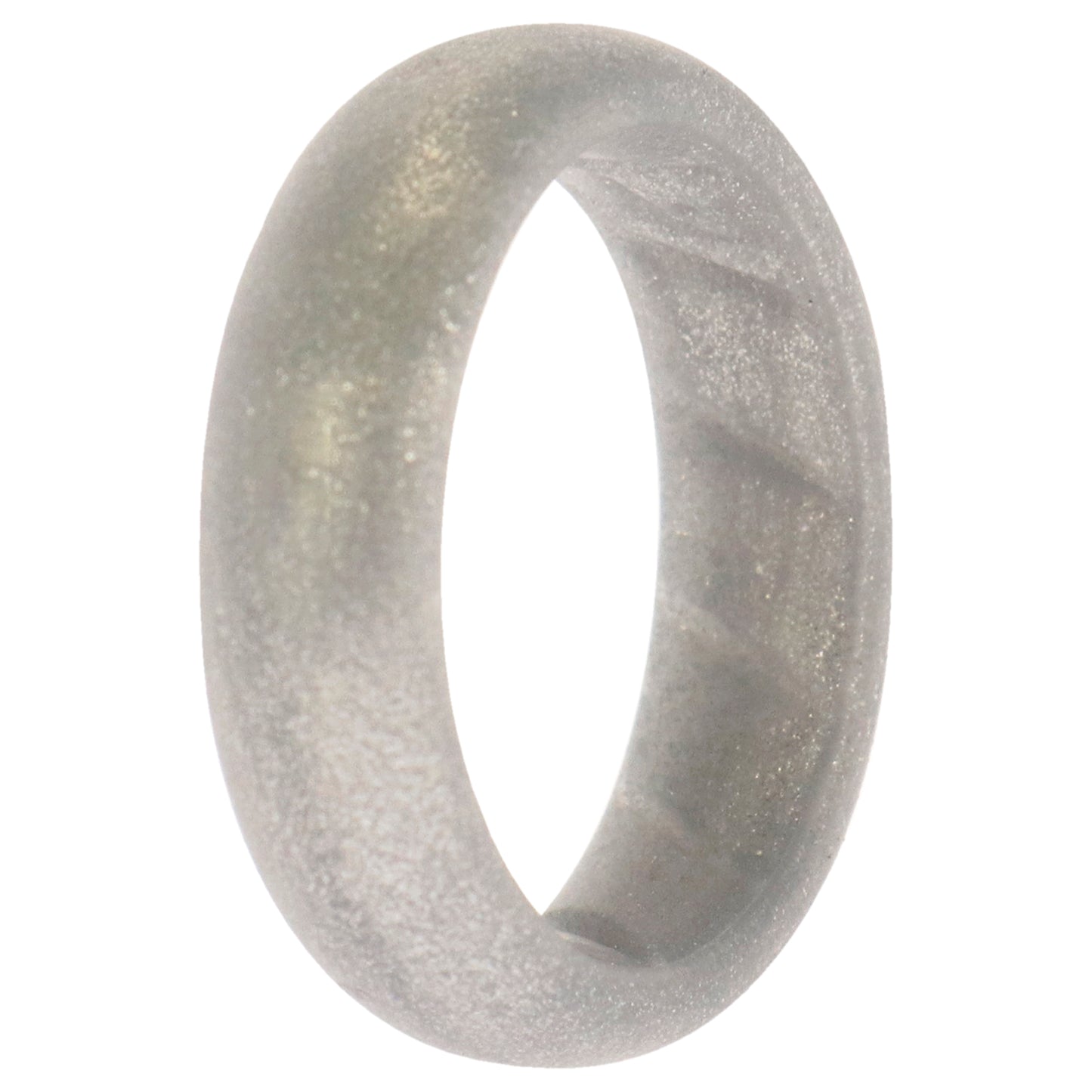 ROQ Silicone Wedding BR Solid Ring - Basic-Silver