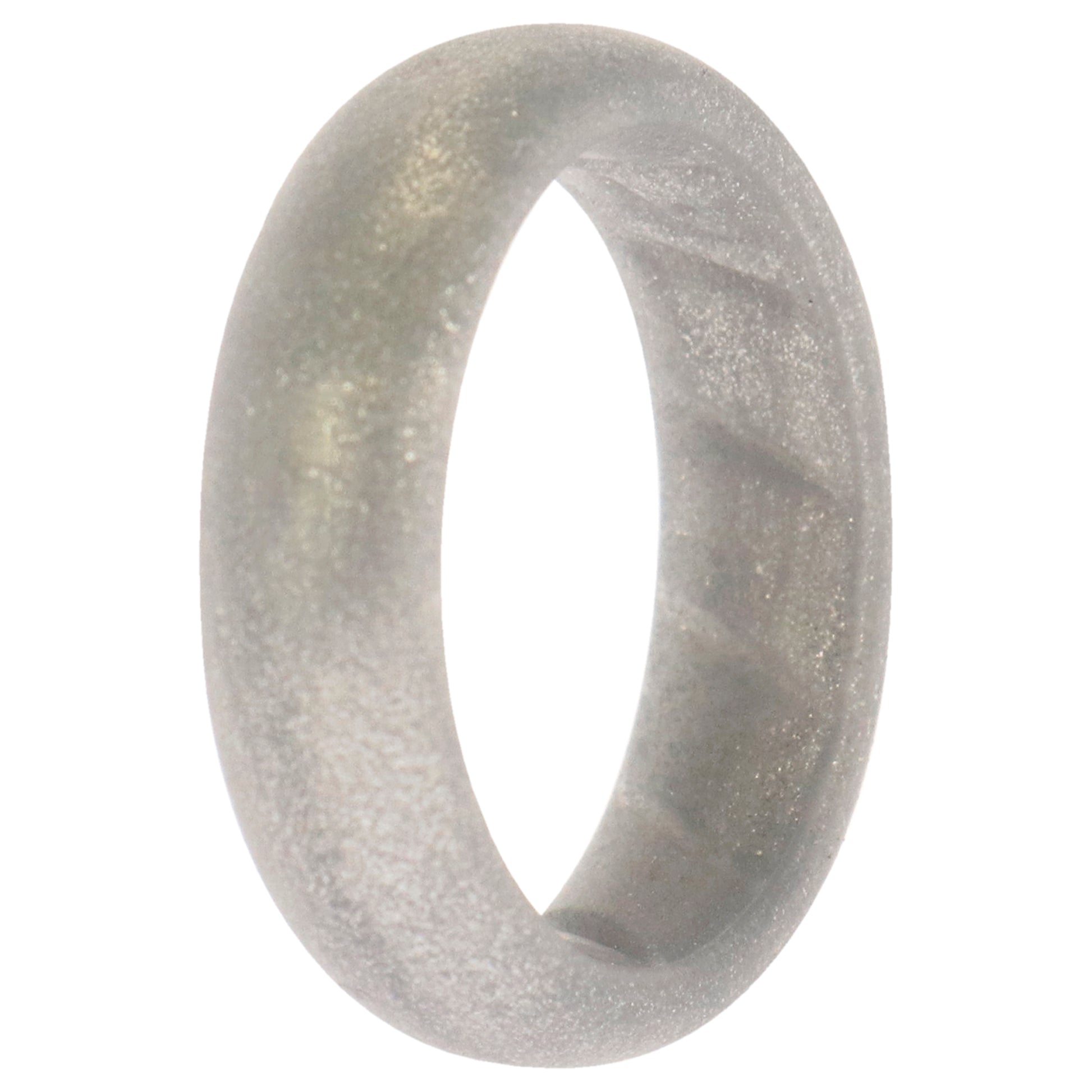 ROQ Silicone Wedding BR Solid Ring - Basic-Silver