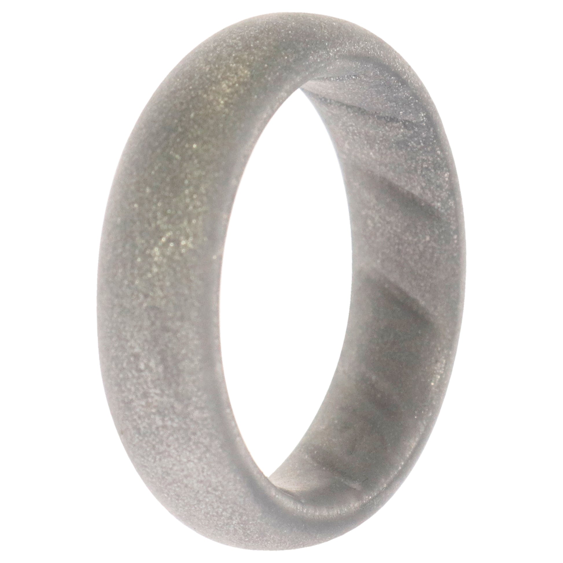 ROQ Silicone Wedding BR Solid Ring - Basic-Silver