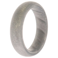 ROQ Silicone Wedding BR Solid Ring - Basic-Silver