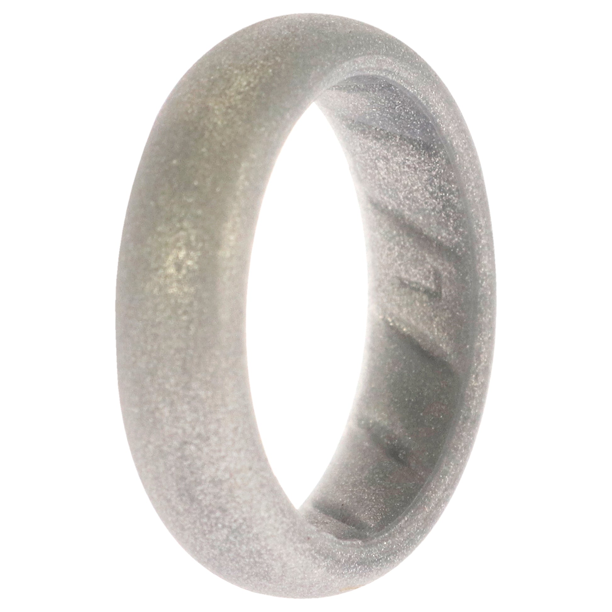 ROQ Silicone Wedding BR Solid Ring - Basic-Silver