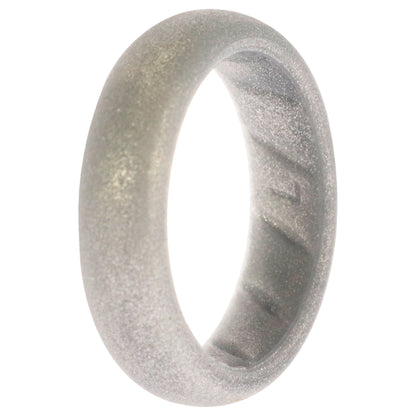 ROQ Silicone Wedding BR Solid Ring - Basic-Silver