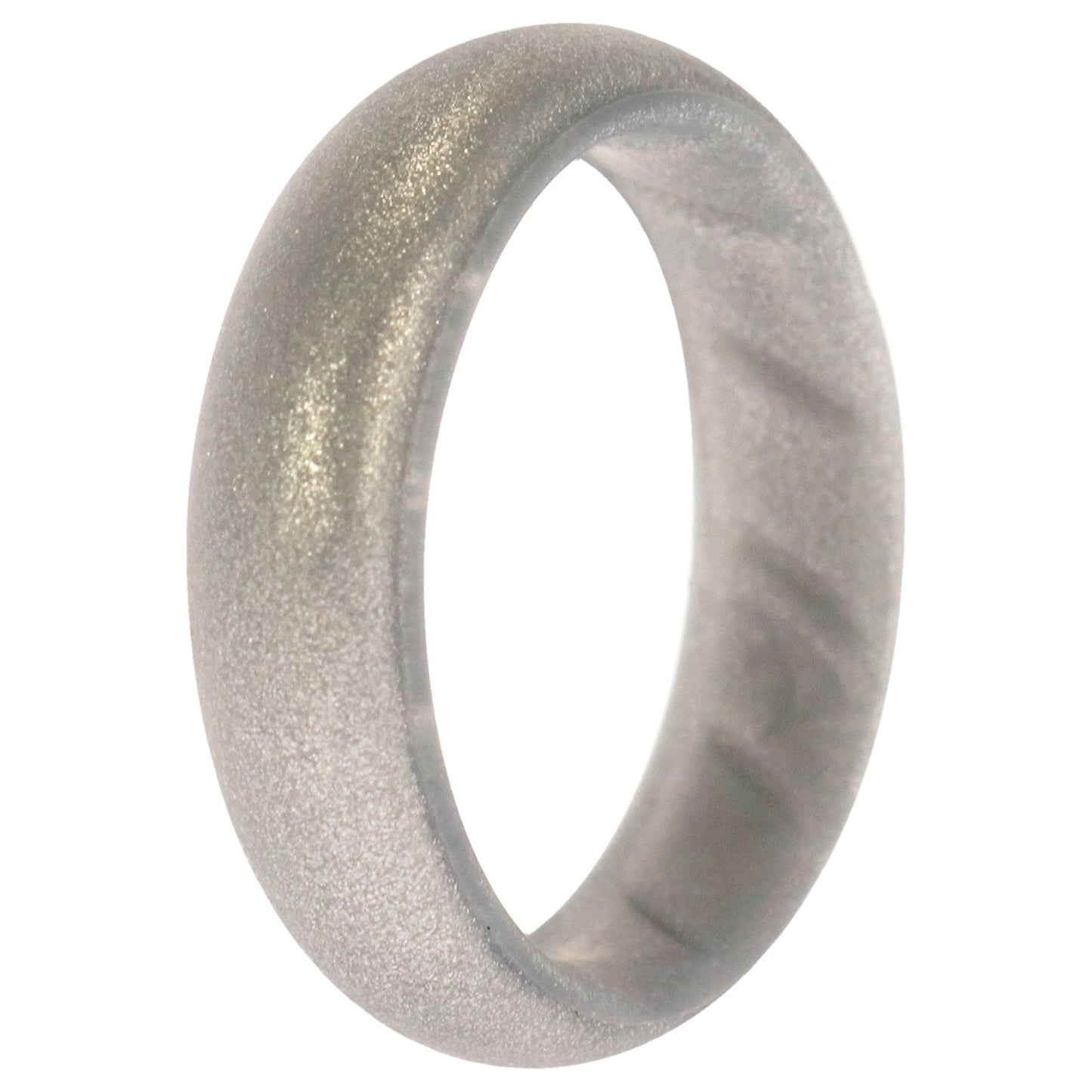 ROQ Silicone Wedding BR Solid Ring - Basic-Silver