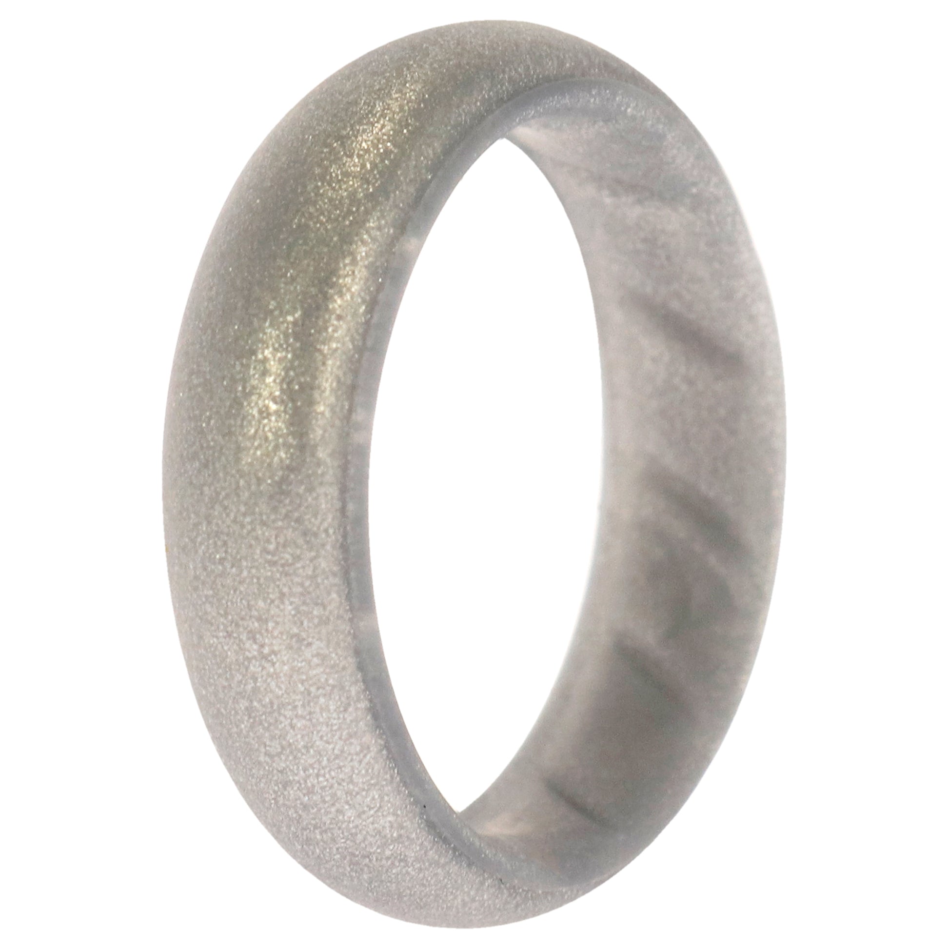 ROQ Silicone Wedding BR Solid Ring - Basic-Silver