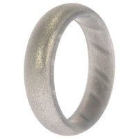 ROQ Silicone Wedding BR Solid Ring - Basic-Silver