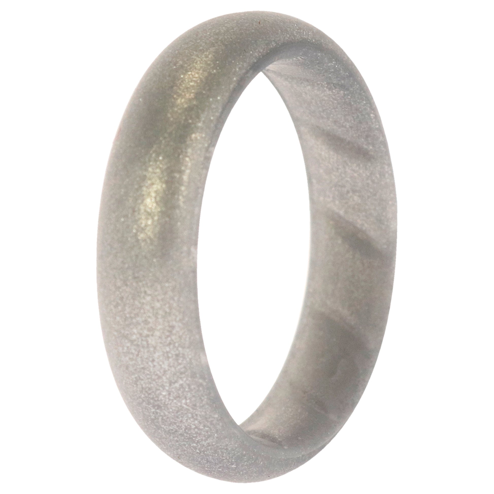 ROQ Silicone Wedding BR Solid Ring - Basic-Silver