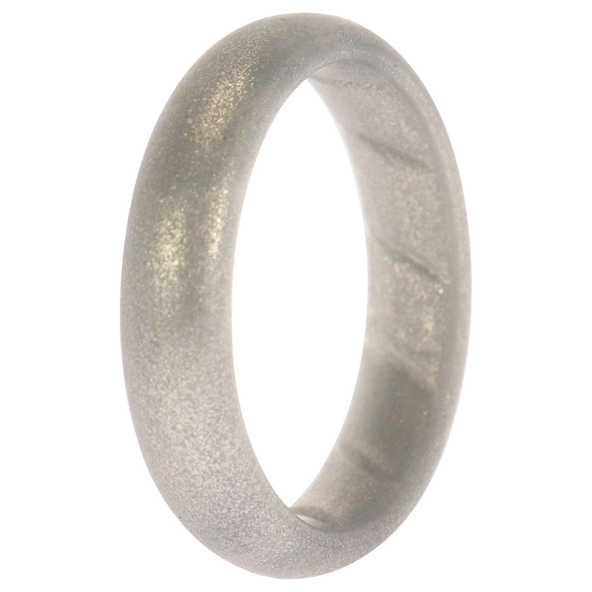 ROQ Silicone Wedding BR Solid Ring - Basic-Silver