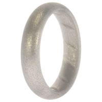 ROQ Silicone Wedding BR Solid Ring - Basic-Silver