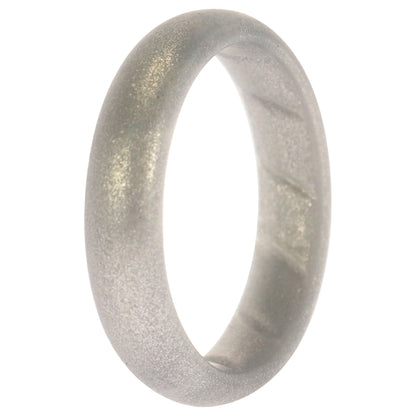 ROQ Silicone Wedding BR Solid Ring - Basic-Silver