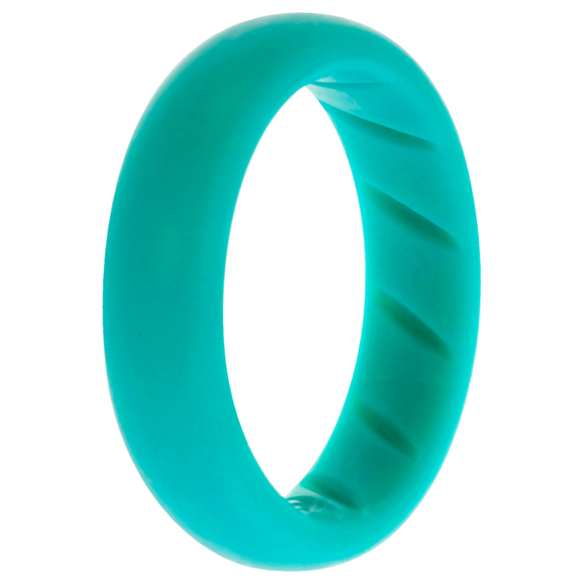 ROQ Silicone Wedding BR Solid Ring - Basic-Turquoise