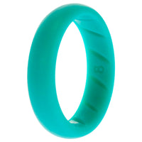 ROQ Silicone Wedding BR Solid Ring - Basic-Turquoise