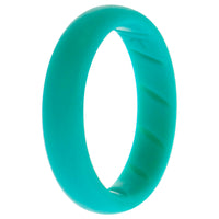 ROQ Silicone Wedding BR Solid Ring - Basic-Turquoise