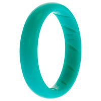 ROQ Silicone Wedding BR Solid Ring - Basic-Turquoise
