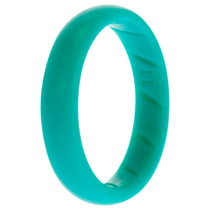 ROQ Silicone Wedding BR Solid Ring - Basic-Turquoise