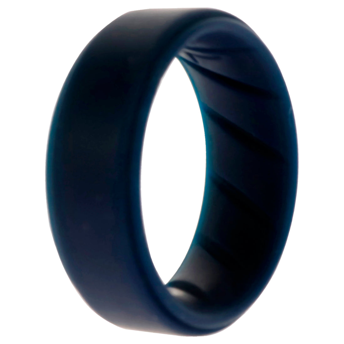 ROQ Silicone Wedding BR Step Ring - Basic-Blue
