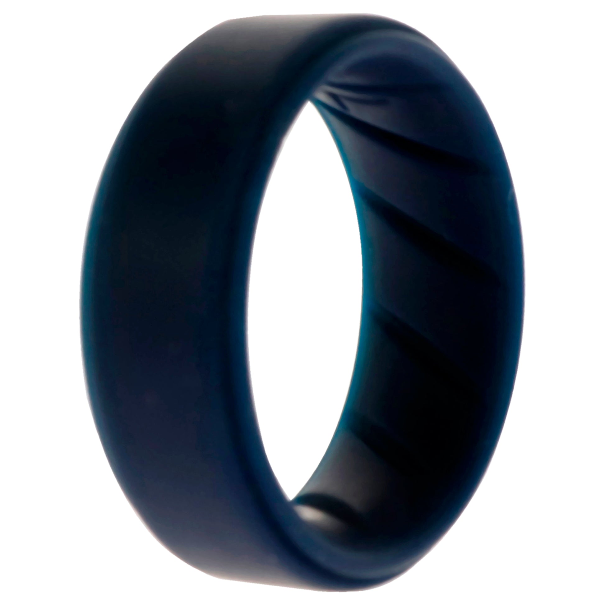 ROQ Silicone Wedding BR Step Ring - Basic-Blue