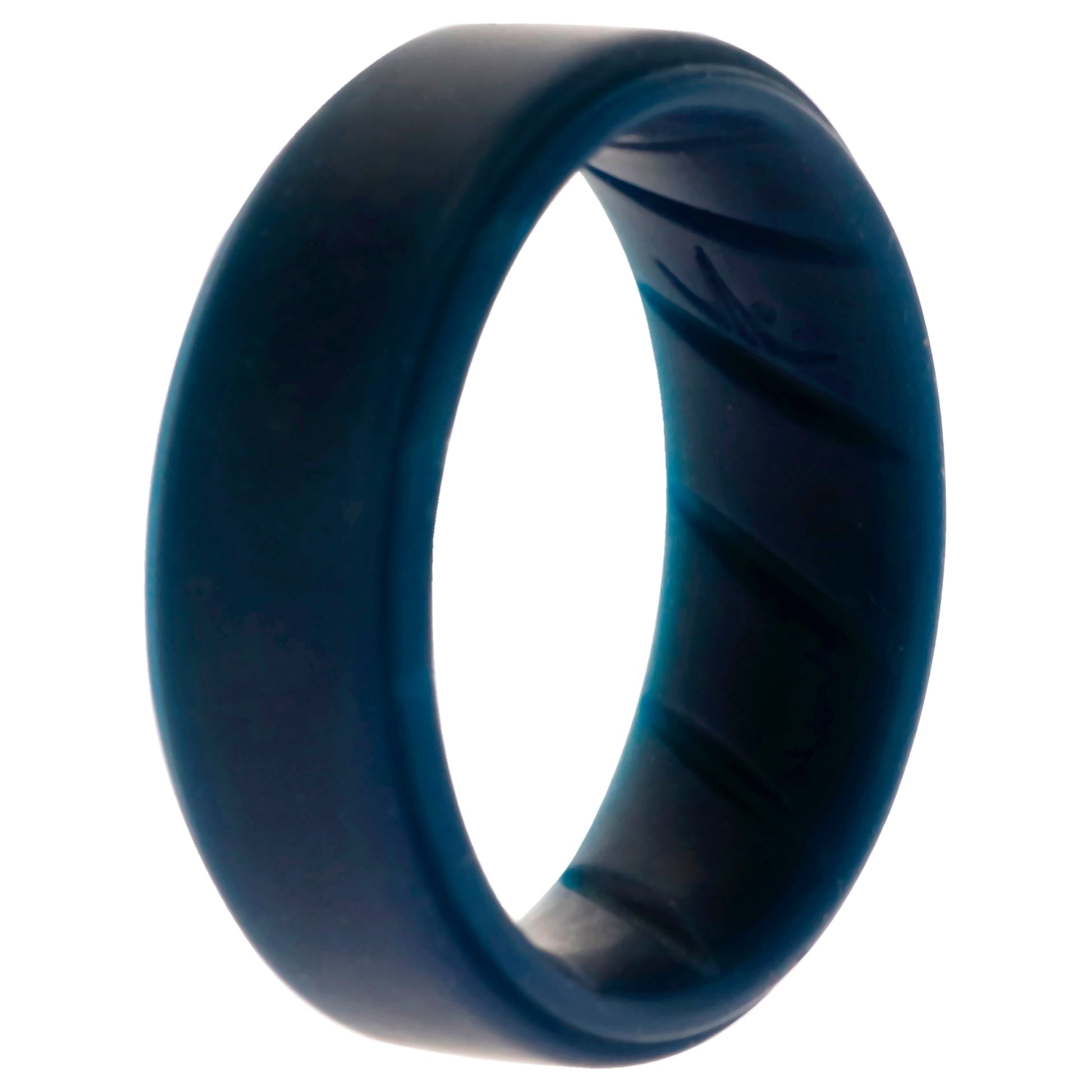 ROQ Silicone Wedding BR Step Ring - Basic-Blue
