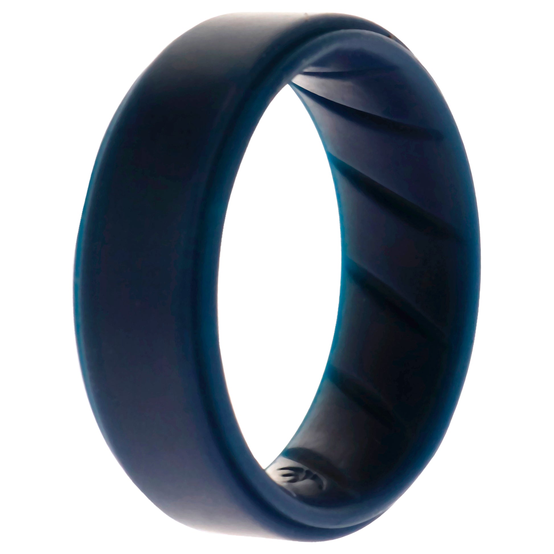ROQ Silicone Wedding BR Step Ring - Basic-Blue
