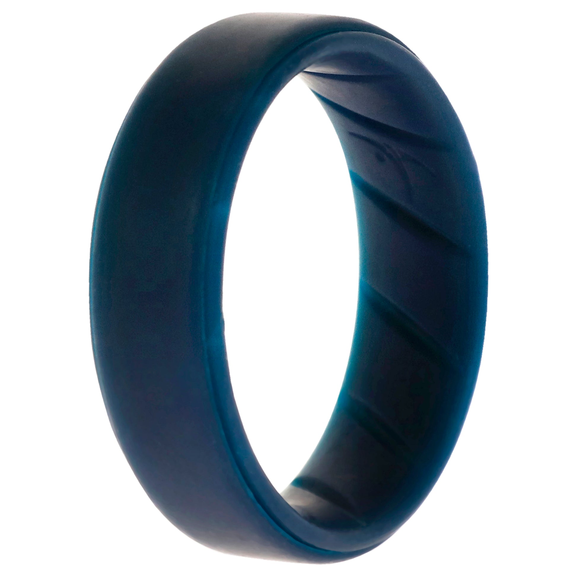 ROQ Silicone Wedding BR Step Ring - Basic-Blue