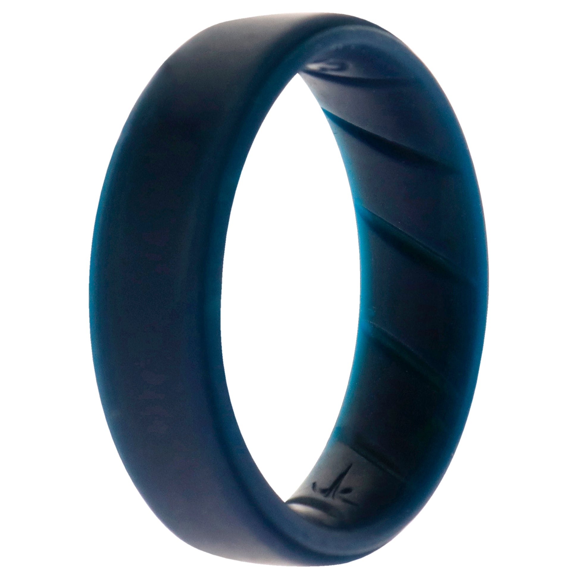 ROQ Silicone Wedding BR Step Ring - Basic-Blue