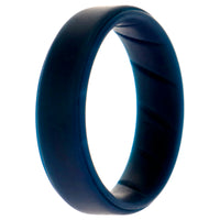 ROQ Silicone Wedding BR Step Ring - Basic-Blue