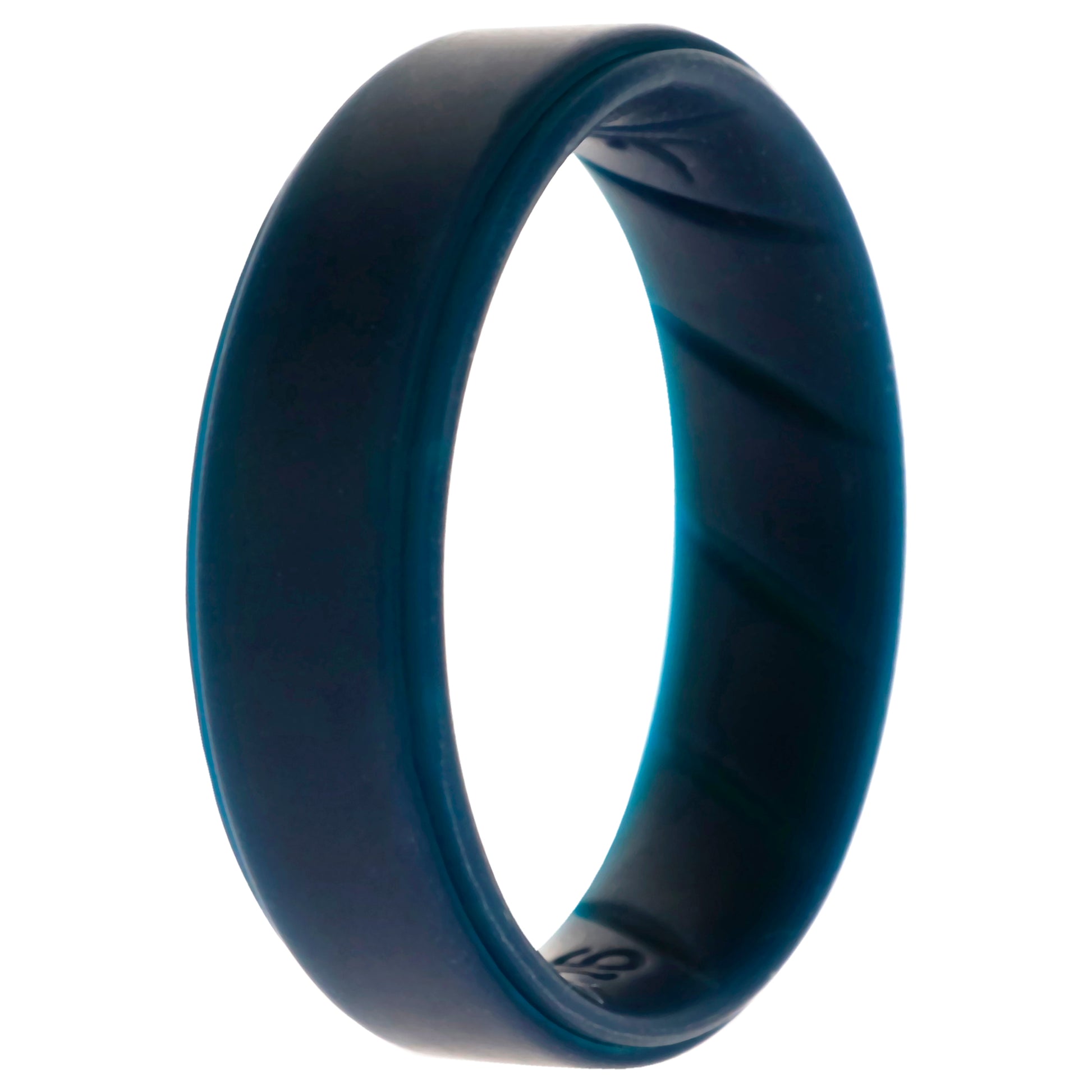 ROQ Silicone Wedding BR Step Ring - Basic-Blue