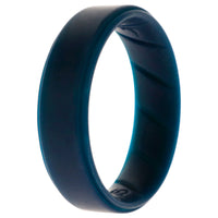 ROQ Silicone Wedding BR Step Ring - Basic-Blue