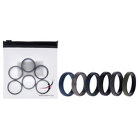 ROQ Silicone Wedding 6mm Brush 2Layer Ring Set - Camo