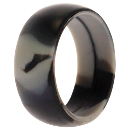 ROQ Silicone Wedding Ring - Black-Camo