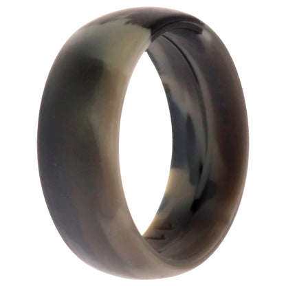 ROQ Silicone Wedding Ring - Black-Camo