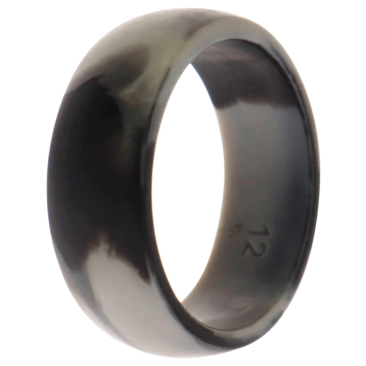 ROQ Silicone Wedding Ring - Black-Camo