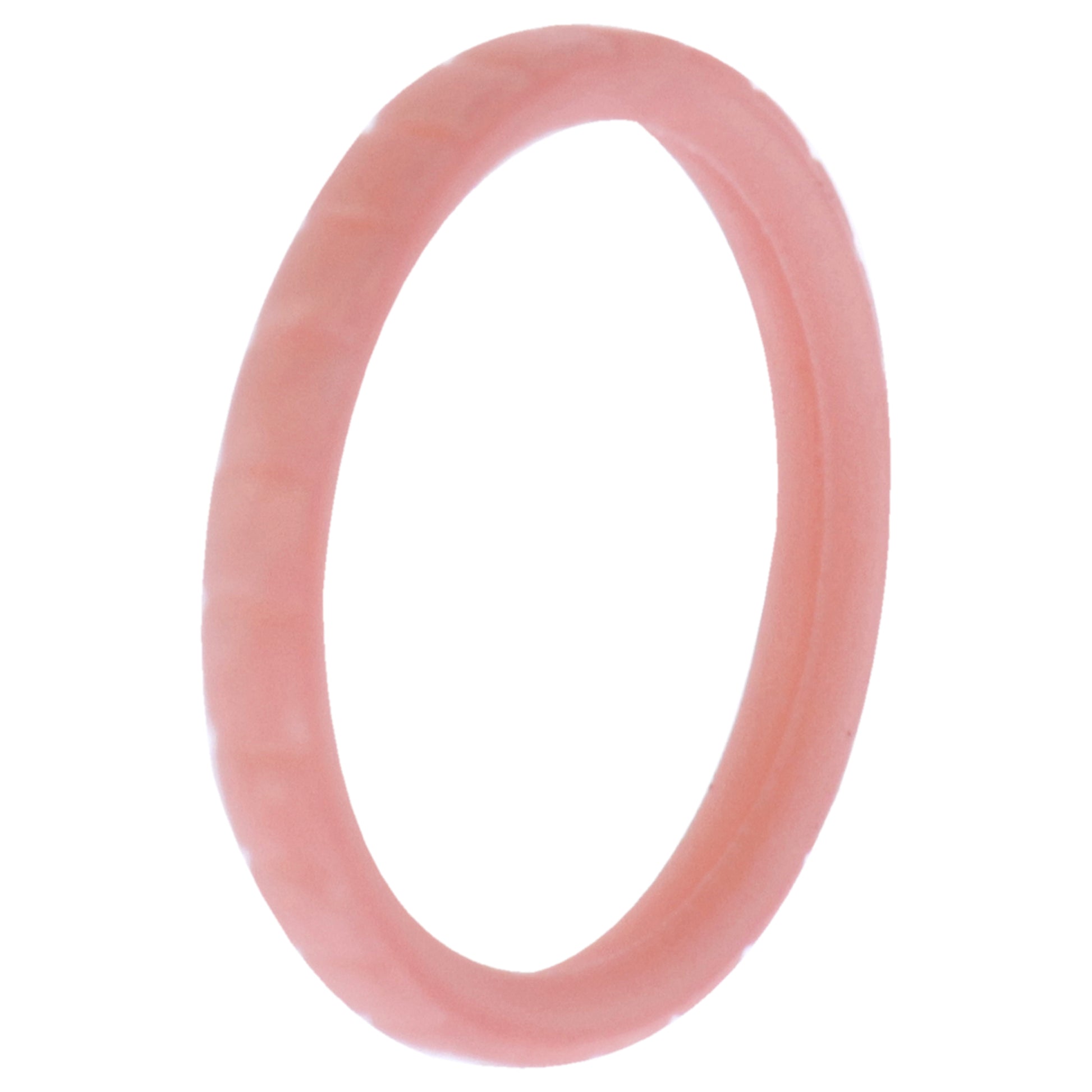 ROQ Silicone Wedding Stackble Lines Single Ring - Rose-Gold-New