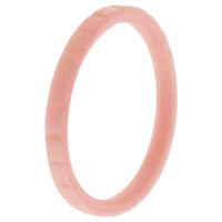 ROQ Silicone Wedding Stackble Lines Single Ring - Rose-Gold-New